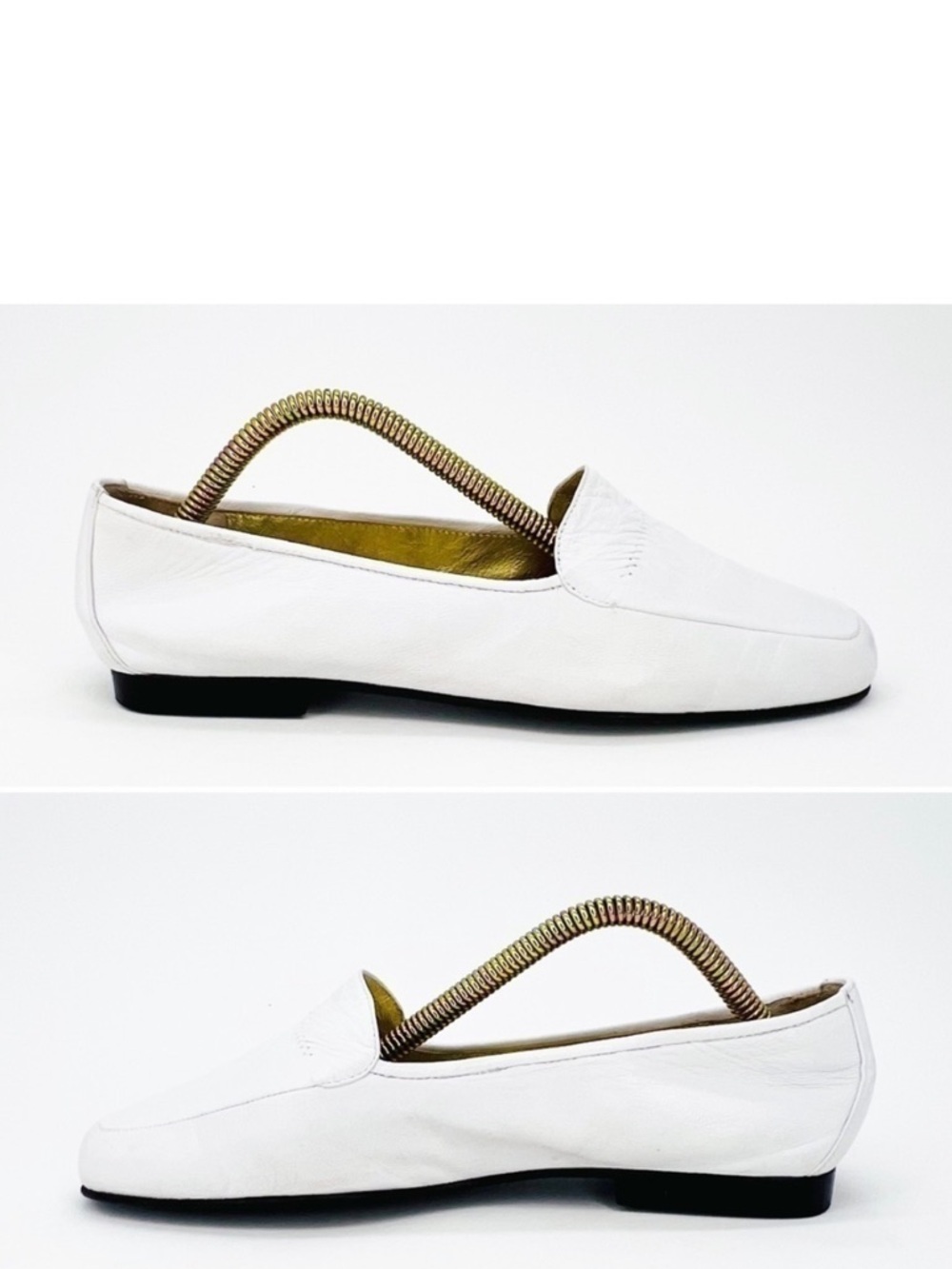 Bruno Magli Women’s White Flats Size 6.5 Leather